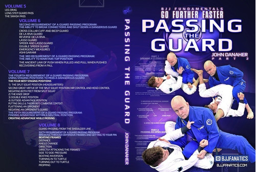 John Danaher Jiu-jitsu Passing The Guard: 8 Volumes Completo