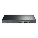 Switch Poe+ 16 Puertos Giga 2sfp 2uplink Tl-sg1218mp Tplink