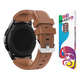 Pulseira De Silicone Fivela Prata Marca 123smart 22mm Compativel Com Samsung Galaxy Watch 46mm R800 Gear S3 Classic Frontier Galaxy Watch 3 45mm Gear 2 Hitwear Psw02pm Gt 2 Gt 3 Gt 4 46mm - Cor Marrom