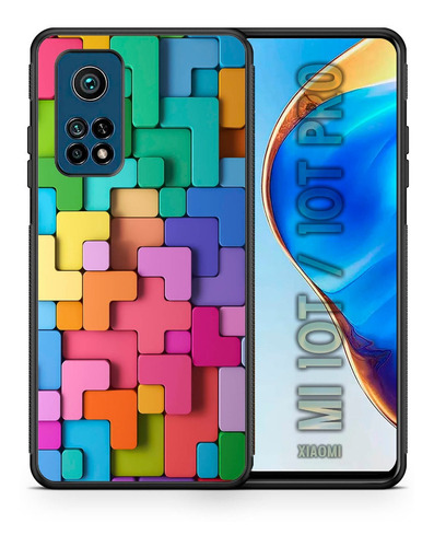 Funda Xiaomi Mi 10t | Mi 10t Pro Tetris De Colores Tpu