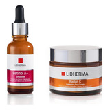 Kit Retinol A+ Emulsión + Radian C  Face Cream Lidherma 