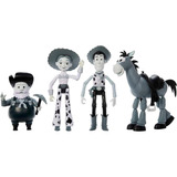 Set 4 Figuras Woody, Jessie, Tiro Al Blanco, Pete  Toy Story