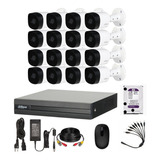 Kit Seguridad Dahua Full Hd Dvr 16 + 1 Tb + 16 Bullet 2mp