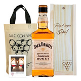 Box Whisky Jack Daniels Honney Madera Regalo Personalizado