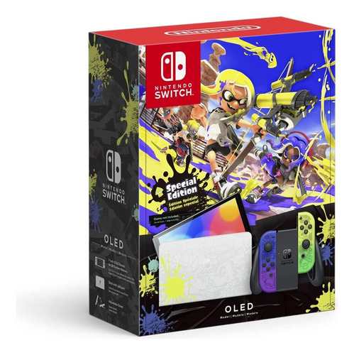 Consola Nintendo Switch Oled Model Splatoon 3 Nacional