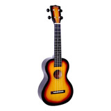 Ukelele Concierto Mahalo Mh23t Serie Hano Con Funda Sunburst