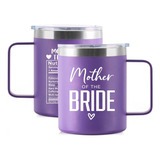 Taza Madre Del Novio | Taza Grabada De Acero Inoxidable...