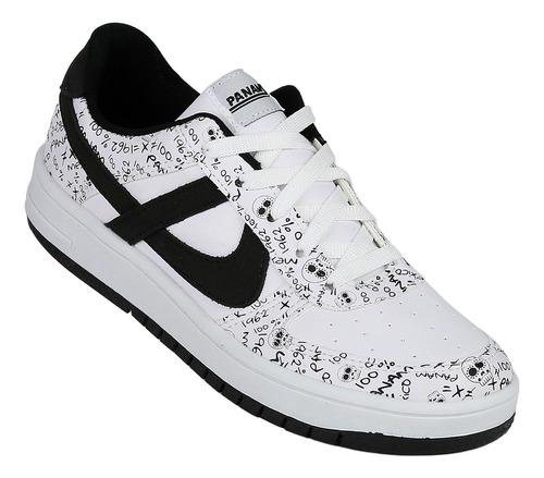 Tenis Niño Panam Blanco 15503614 Tacto Piel