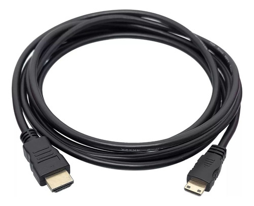 Cabo Mini Hdmi 3 Metros Para Câmera Sony Fuji Nikon Canon 