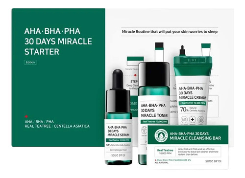 Some By Mi Aha Bha Pha Miracle Starter Kit Coreano Acné