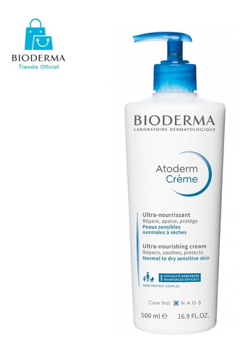 Bioderma Atoderm Crema Nutritiva Que Hidrata Y Protege 500ml