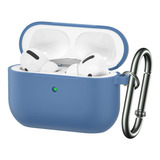 Funda Apple AirPods Pro De Silicona C/llavero - Azul