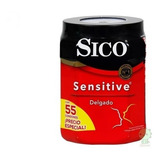 Condones Sico Sensitive Delgado 55 Pzas Preservativo