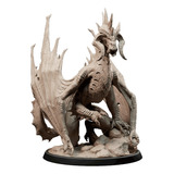 Dnd Miniatura 10cm Impresion 3d Yuferon El Dragon Negro