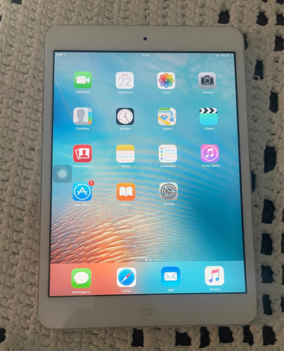 iPad Mini Modelo A1432 + 16 Gb Prata + Capa E Carregador.