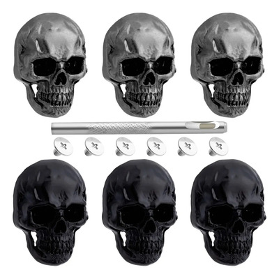 Juego De 13 Pendientes Góticos Con Forma De Calavera