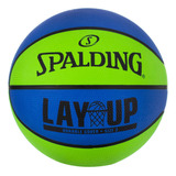 Spalding Lay-up Mini Baloncesto Al Aire Libre Azul/verde 22