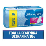 Toallas Femeninas Siempre Libre® Adapt Plus Ultrafinas X 16