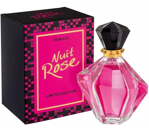 Perfume Deo Colônia Feminino Nuit Rose 100ml Fiorucci