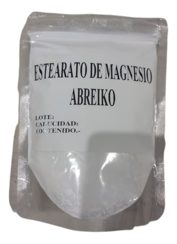 Estearato De Magnesio Uso Cosmetico 100 Gramos