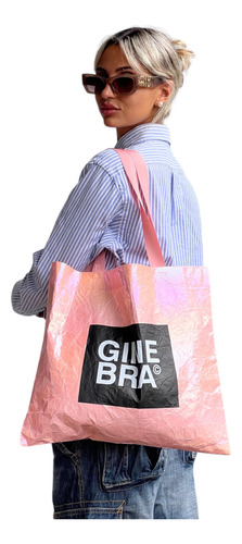 Ginebra - Bolso Tote Shopping Bag Logo Grande Ginebra Grate