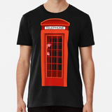 Remera Cabina Telefónica En Inglés Algodon Premium