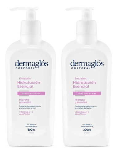 Dermaglós Combo Emulsión Corporal Hidratación Esencial