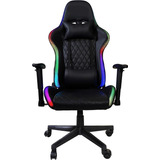 Silla Gamer Led Rgb En Piel Ergonomica Envio Expres!!!