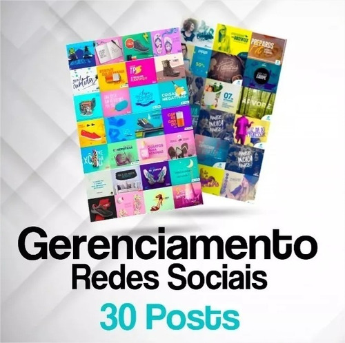 Gestão De Redes Sociais 30 Posts Por Mês 