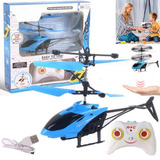 Helicóptero Control Remoto 2 Canales Rc Juguetes Para Niños