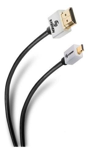 Cable Micro Hdmi A Ultra Hdmi Ultra Delgado 1.8m Steren