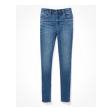 Jegging American Eagle Tiro Bajo Mujer Blue Heaven