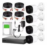 Kit Cctv De Vigilancia 4 Camaras Dahua Xvr1b04kit 2mp + 3tb 