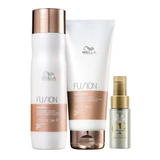 Kit Fusion Sh 250ml + Cond 200ml + Óleo Light 30ml