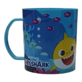 Taza Infantil Bebe Tiburon Apto Microondas Baby Shark