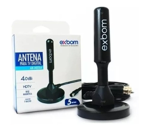 Antena Tv Digital Prova D'água 5m Cabo Interna Externa Hdtv