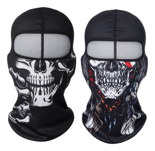 Balaclava Full- Pasamontañas Máscara De Calavera Para Moto