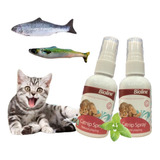 Bioline Catnip Spray 50ml + 1 Peluche Pescado C/catnip