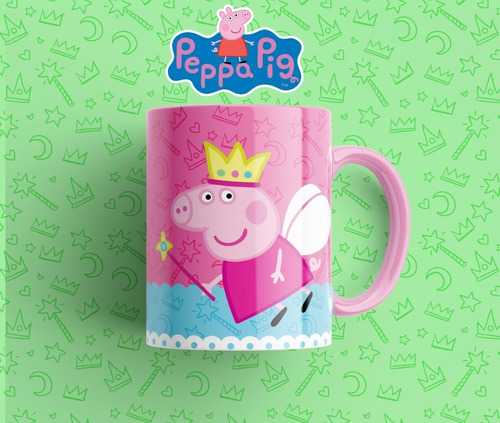  Plantillas Sublimación Tazas - Peppa Pig