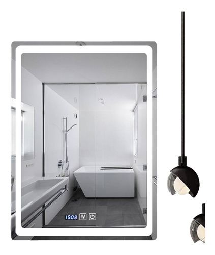 Espejo Con Luz Led Touch De Lujo Para Tocador O Baño 50x70cm