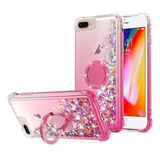 Funda Para iPhone 7 Plus/8 Plus Glitter Brillante Rosa