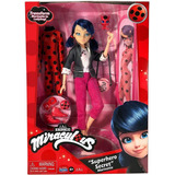 Muñeca Miraculous Marinette Ladybug Superhero Secret