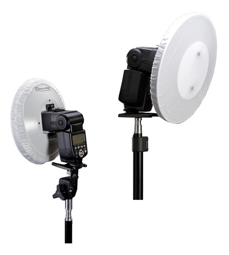  Difusor Flash Mini Beautydish 21cm Speedlight  Fotografia