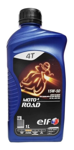 Elf Moto 4 Road 15w50 X 1lt.