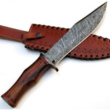 Cuchillo Acero Damasco Pal 2000 Knives Hecho A Mano + Funda