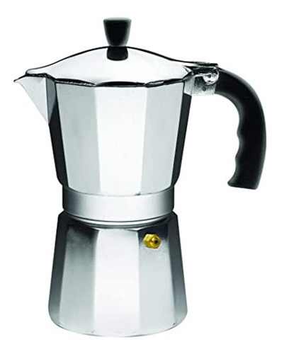 Imusa Usa B120-42v - Cafetera Para Estufa De Espresso De Alu Color Plateado