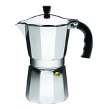 Imusa Usa B120-42v - Cafetera Para Estufa De Espresso De Alu Color Plateado