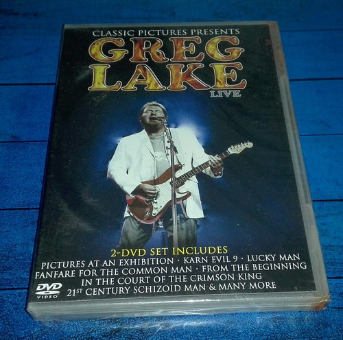 Greg Lake Live Dvdx2 Arg Nuevo Maceo-disqueria