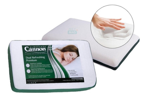 Almohada Cannon Viscoelastica Dual Refreshing Premium 70x40