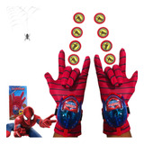 Kit 2 Luva Homem Aranha Lança Teia Spider Brinquedo Infantil